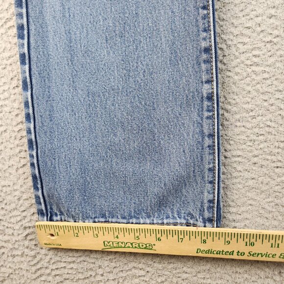 Levis Jeans Mens 36x32 Blue 517 Distress Faded Cowboy Western Ranch Hand Rodeo a - Picture 6 of 15